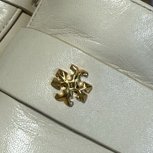 Tory Burch BALLET LOAFER Women’s US 9.5M New Cream Napa Leather Slip On Flat - Picture 4 of 12